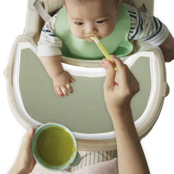 High Chair Tray Placemat | Food-safe Silicone For Kids - Full Cover | Durable High Chair Placemat, Clean And Hygienic, Dishwasher Safe For Table Top