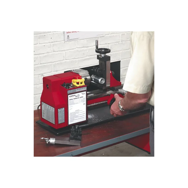 High-Precision Compact Metalworking Lathe with 300mm Centres and 300W Motor
