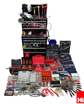 Hilka 1730 Piece Mechanics Tool Kit with Heavy Duty 15-Drawer Tool Chest