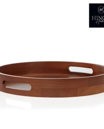 Hinch Home Round Wooden Tray