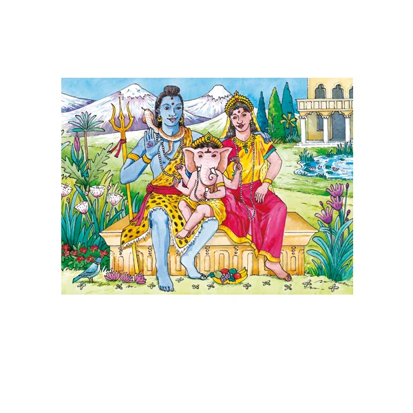 Hindu Jigsaws - Set of 4