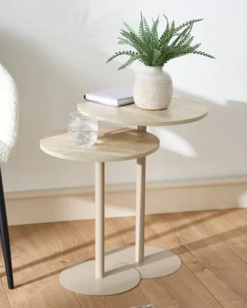 Home Collection Set of 2 Round Tables