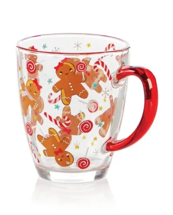 Home Collections Glass Mug - Gingerbread