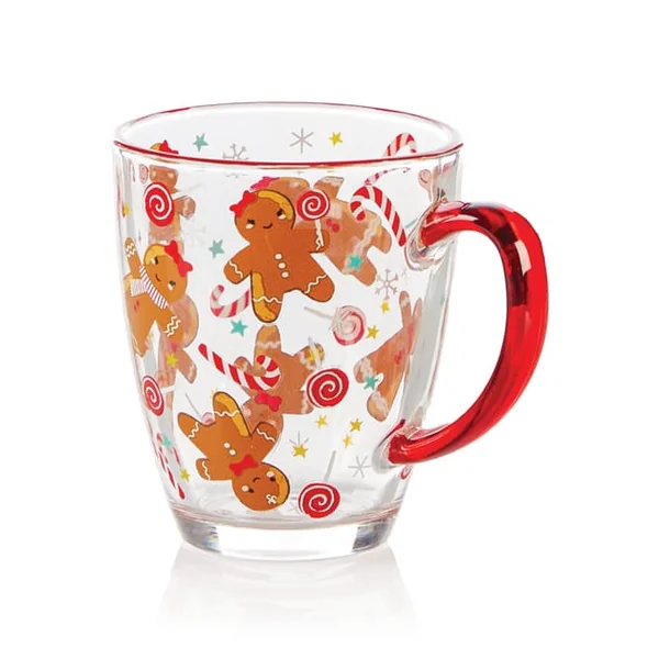 Home Collections Glass Mug - Gingerbread