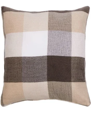 Home Collections Grey Check Cushion 55cm