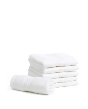 Home Collections White 6 Luxury Face Cloths