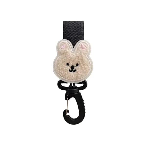 Hooks for Diaper Bag Stroller Strap with Clip Pram Pet Cart Hook for Hanging Shopping Bags Handbag