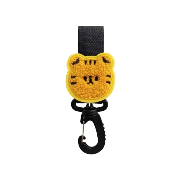 Hooks for Diaper Bag Stroller Strap with Clip Pram Pet Cart Hook for Hanging Shopping Bags Handbag
