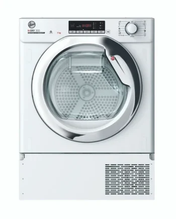 Hoover BATD H7A1TCE-80 7kg Built-in Heat pump Tumble dryer - White