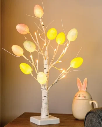 Hoppy Easter LED Easter Egg Tree