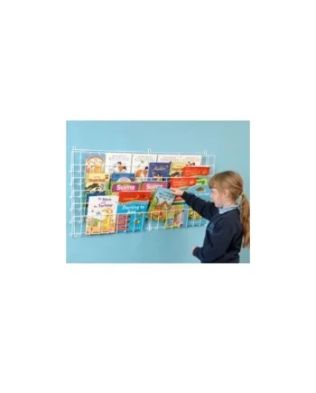 Horizontal Wall Wire Book Rack