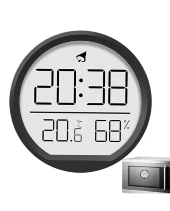Humidity and Temperature Monitor Magnetic Digital Temperature Sensor Gauge | Household Humidity Sensor for Home Bedroom Living Room Greenhouse Garage Bathroom Shower Office