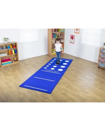 Hurdles and Hop Shapes Carpet 3x1m