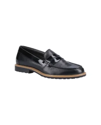 Hush Puppies Black Verity Slip On Shoe