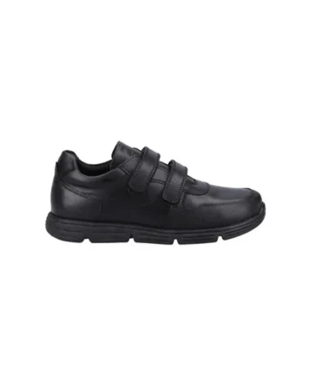 Hush Puppies Boys Black Lucas Junior School Shoes (Younger 10-Older 2)