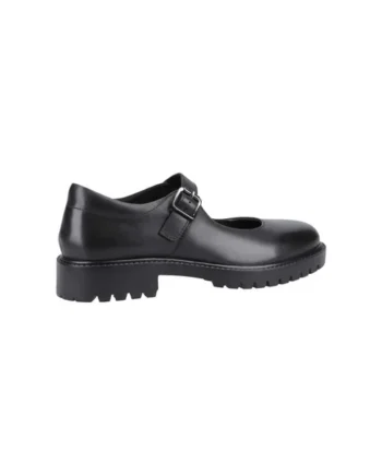 Hush Puppies Girls Black Aurora Senior School Shoes (Older 3-5)