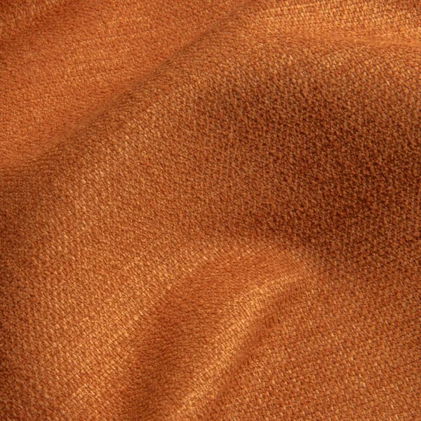 Hutch Fabric Curve Arm 3 Seater Sofa - Rust