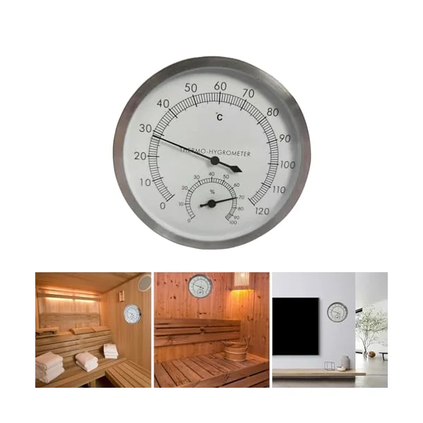 Hygrothermograph Thermometer Hygrometer Indoor Humidity Temperature Measurement Sauna Room Equipment Accessories For Enthusiasts And Fitness Center Owners
