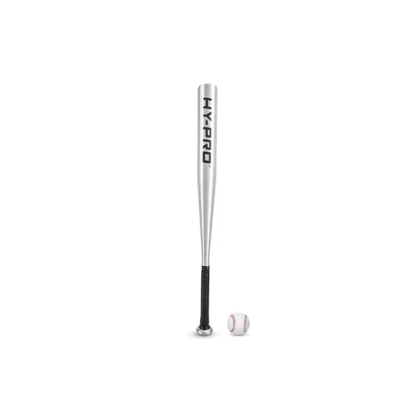Hy-Pro 26" Alu Baseball Bat & Ball - Silver