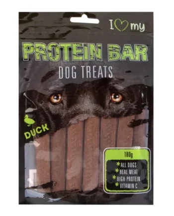 I Love My Pet Protein Bar Dog Treats 180g - Duck