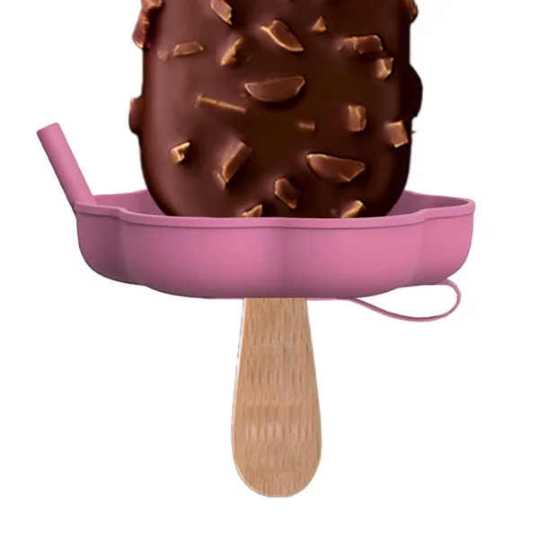 Ice Pop Holders for Kids Silicone Drip Catcher Stand Sleeves | Cone Holder Catcher for Boys Girls Hot Summer Days Desserts Yogurt Homemade Freezer Travel Outdoor