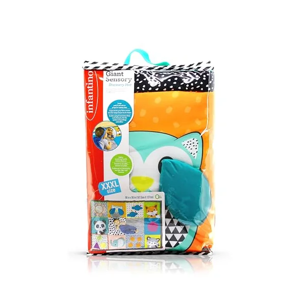 Infantino Fold & Go Giant Discovery Mat Big playmat for Babies and Toddlers