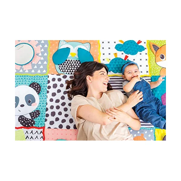 Infantino Fold & Go Giant Discovery Mat Big playmat for Babies and Toddlers