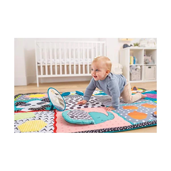 Infantino Fold & Go Giant Discovery Mat Big playmat for Babies and Toddlers