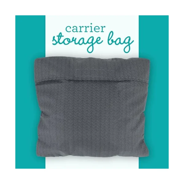 Infantino - Hug & Cuddle Adjustable Hybrid Wrap - Hybrid Baby Carrier and Sling - Simple Pressure Relief - Quilted Privacy Cover - Baby Essentials for Newborn 7-26lbs (3,2 à 11,8 kg) - Dark Grey