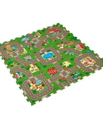 Interlocking Traffic Playmat (L)31cm (W)31cm, Pack of 9