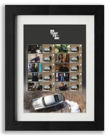 James Bond Framed No Time to Die Royal Mail® Collectable Stamps