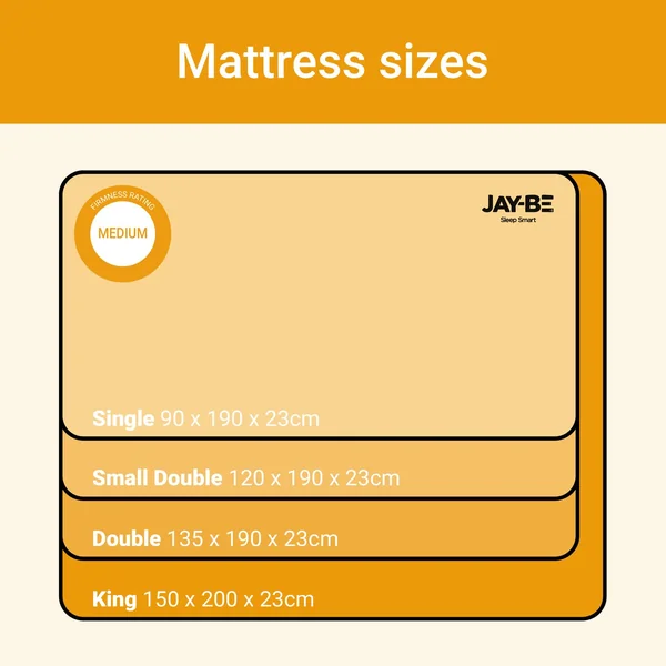Jay-Be Bio Fresh Hybrid 2000 Pocket Mattress - Single