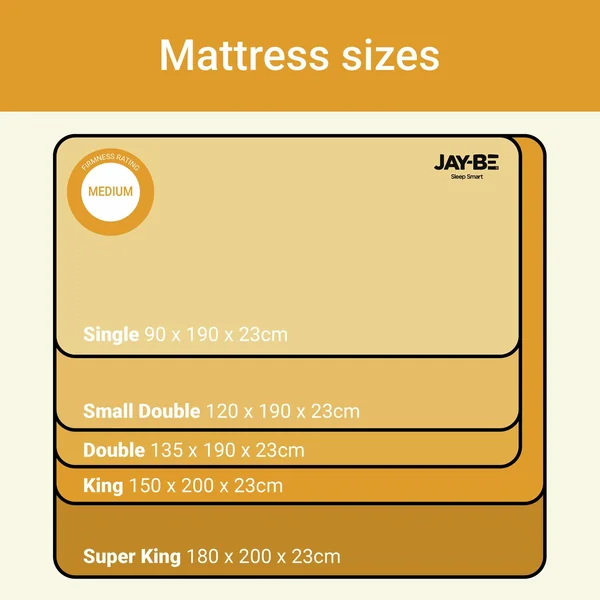 Jay-Be Bio Fresh Hybrid 2000 Pocket Mattress - Single