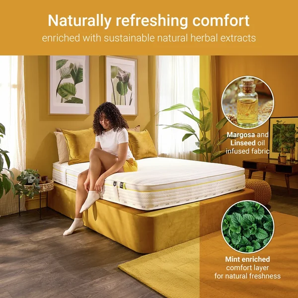 Jay-Be Bio Fresh Hybrid 2000 Pocket Mattress - Single