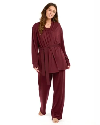 Jeff & Co By Jeff Banks Ladies Burgundy 3 Pieces Set