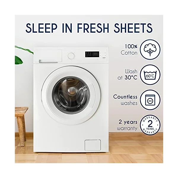 Jersey Cotton Fitted Sheets - For Mattress 70 x 160 x 12 cm, for Baby Bed, Certified Free from Chemical Products (OEKO TEX), White, Fitted Sheets with Elastic