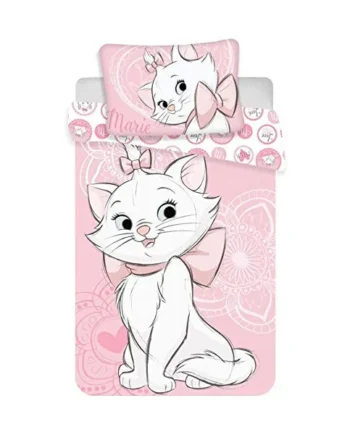 jf 2-Piece Duvet Cover Set - Marie Les Aristants - 100 x 135 cm + Pillowcase 40 x 60 cm for Baby Bed