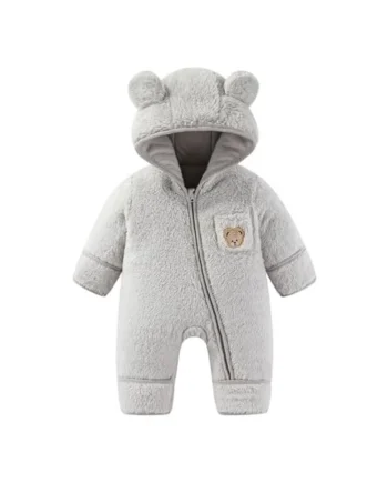 JiAmy Newborn Baby Snowsuit Fleece Winter Snow Suits 0-12 Months