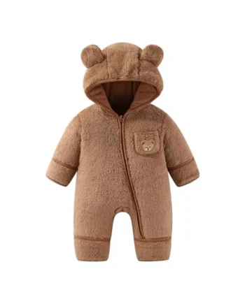 JiAmy Newborn Baby Snowsuit Fleece Winter Snow Suits 0-12 Months