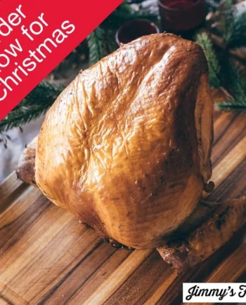 Jimmy's Farm Free Range Rustic Bronze Turkey Crown, 5kg Minimum Weight (Serves 8-12 people)