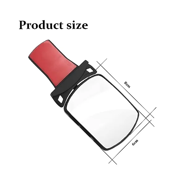 JNNJ Baby Backseat Mirror - Convex Wide Angle HD Clear Mirror for Observing Rear Row in Truck Van