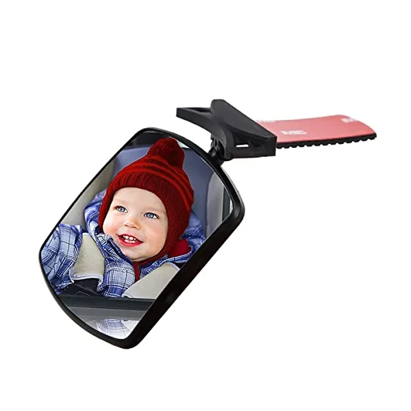JNNJ Baby Backseat Mirror - Convex Wide Angle HD Clear Mirror for Observing Rear Row in Truck Van
