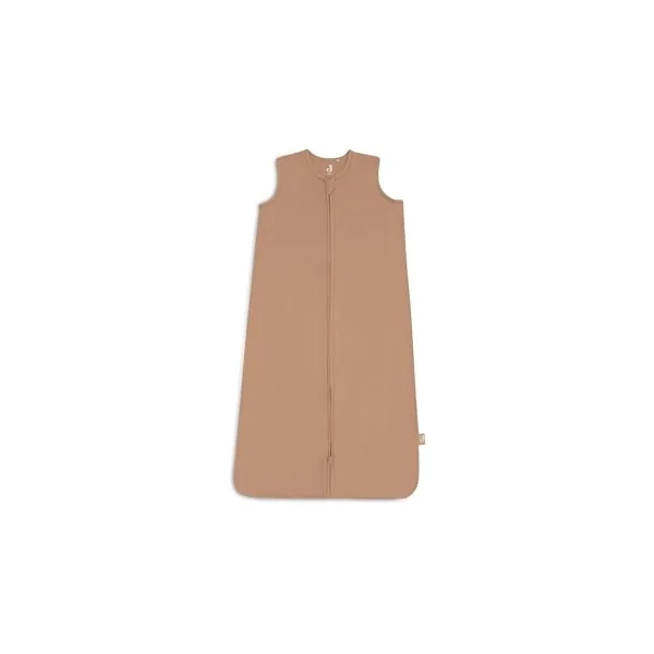 Jollein Jersey Baby Sleeping Bag - 110cm - Little Waffle - Light Terra - 95% Cotton 5% Elastane - 0.5 TOG - Summer Baby Sleeping Bag - OEKO-TEX Certified