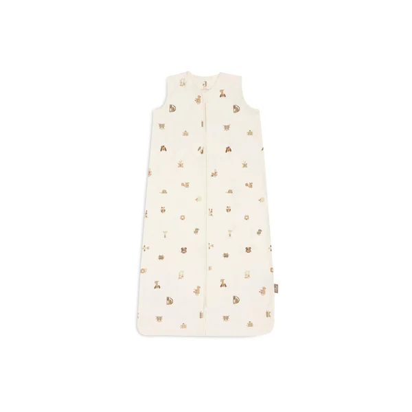Jollein Jersey Baby Sleeping Bag - Animal Friends - 70cm - 100% Cotton - 0.5 TOG - Summer Baby Sleeping Bag - OEKO-TEX Certified