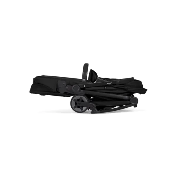 Joolz Aer2 Lightweight Travel Stroller Set with Ultra-Light Bassinet with One-Hand Quick Fold - Large UPF 50+ Canopy (Space Black)