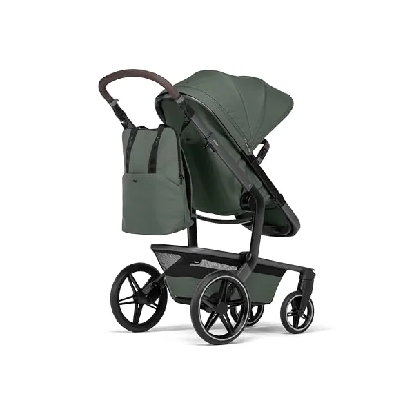 Joolz Changing Backpack - Stylish Baby Bag with Portable Changing Pad | Diaper Bag Backpack - Insulated Compartment, Laptop Pocket & Eco-Friendly Design- Compatible with Hub/Day/Geo - Forest Green