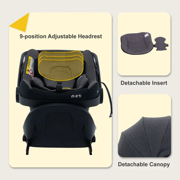 JoviKids Aria Infant Carrier - Black