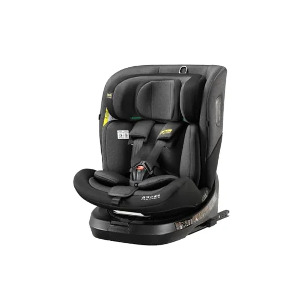 Jovikids Ranger TT 360° Baby car seat | 3-in-1 Convertible, ISOFIX, ECE R129, 40-150cm ( Birth - 12 Years, 0-36kg), i-Size, Rear-Facing, Reclinable, Girls (Black)