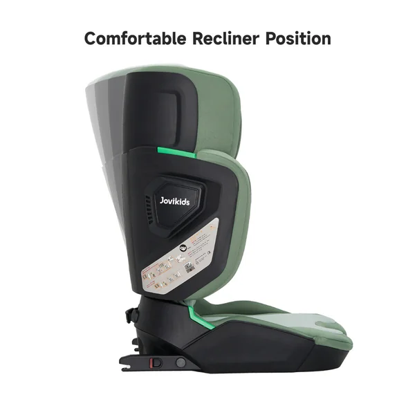 Jovikids Rober Portable Highback Booster i-Size 100–150cm in Green