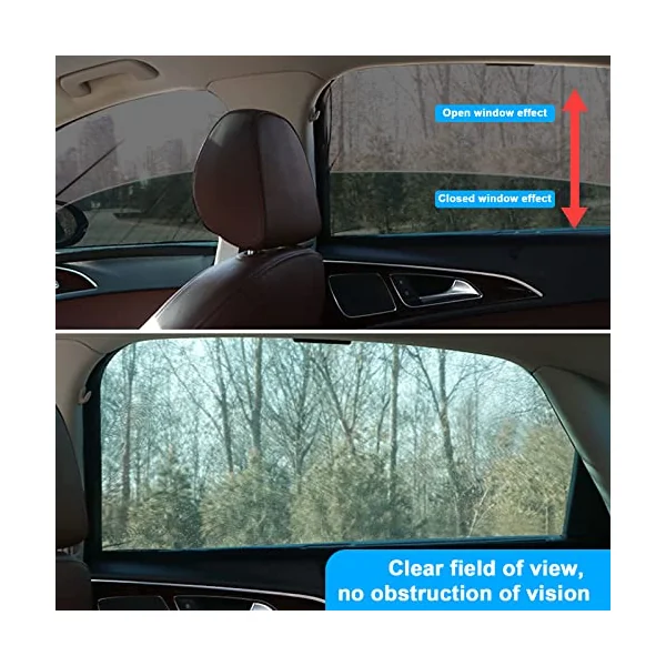 Joyblossom Car Window Shades for Baby, UV Protection, 2 Pack